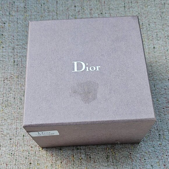 Christian Dior Paris Ladies Wristwatch Swiss Made Silver Tone Case In a Box Auth - Picture 9 of 13